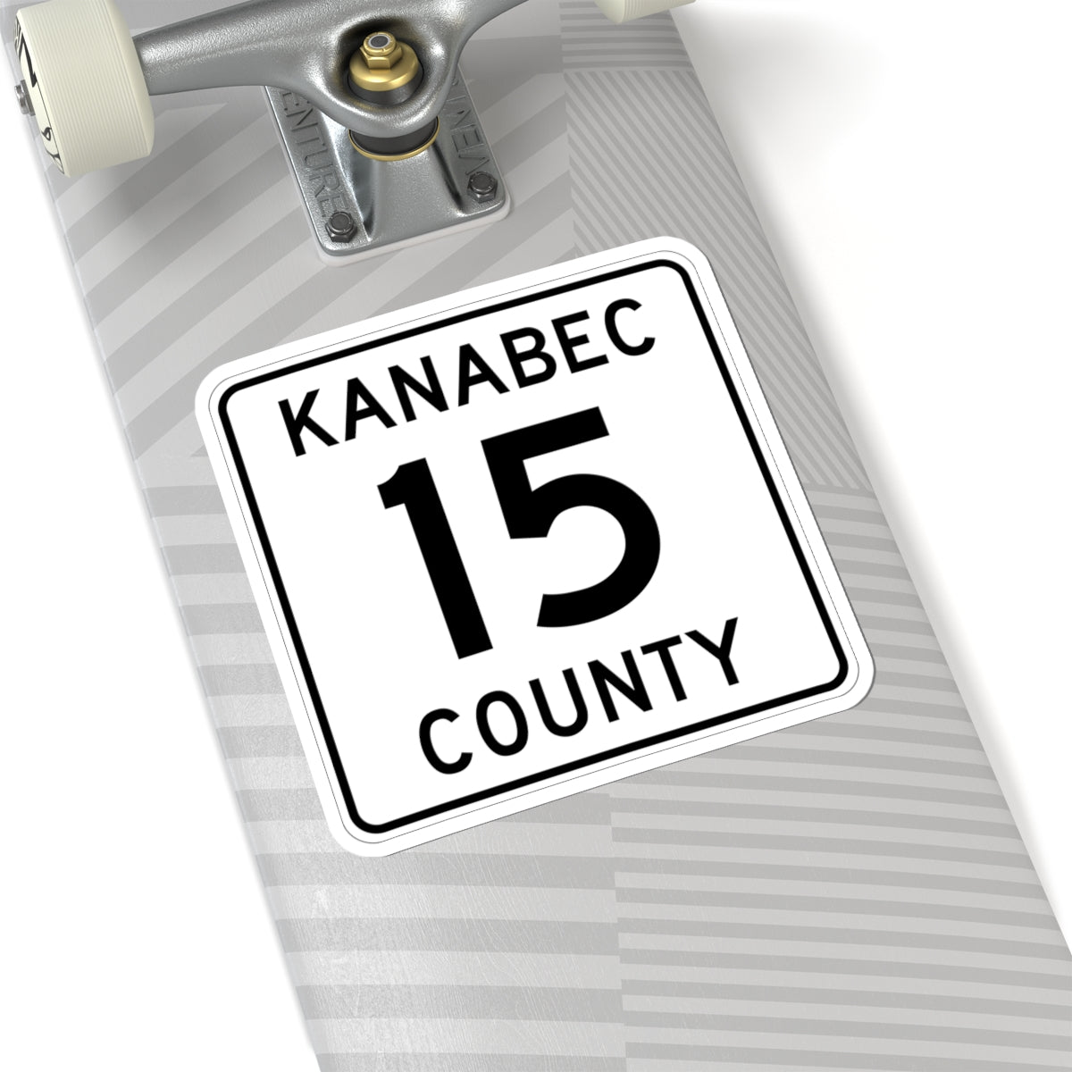Kanabec County 15 MN (Minnesota) (Road Sign) STICKER Vinyl Kiss-Cut Decal