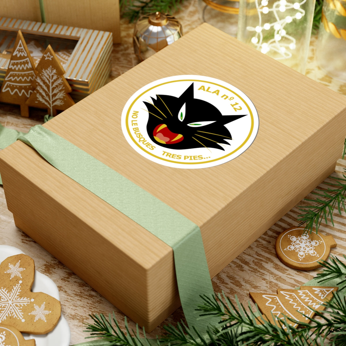 Ala número 12 (Spain) (Coat of Arms) STICKER Vinyl Kiss-Cut Decal