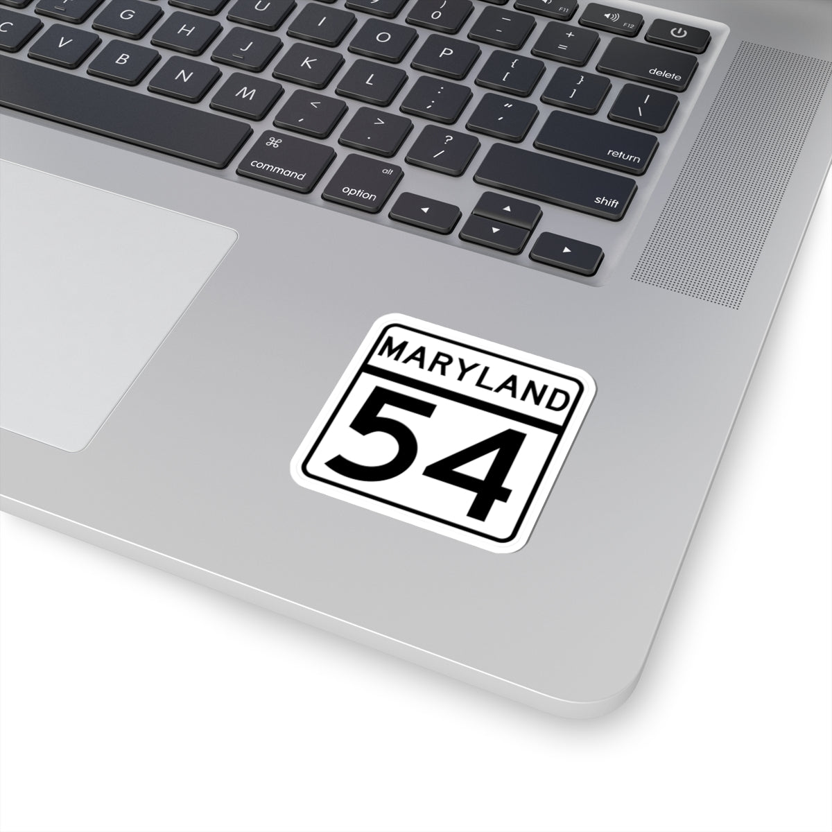 MD Route 54 (Maryland) (Road Sign) STICKER Vinyl Kiss-Cut Decal
