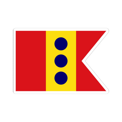 Flag of Lieutenant General Spain 1923-1931 1938-1977 (Spain) STICKER Vinyl Kiss-Cut Decal