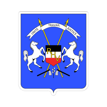 Coat of arms of Upper Volta - STICKER Vinyl Kiss-Cut Decal