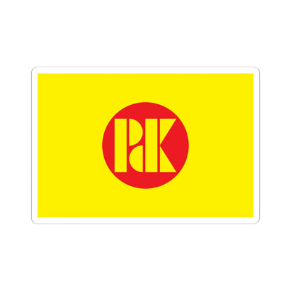 Flag of the KDP (Iraq) STICKER Vinyl Kiss-Cut Decal