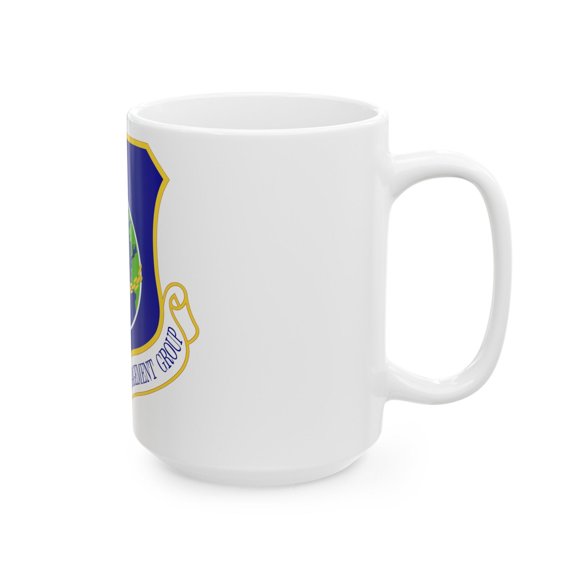 848 Supply Chain Management Group AFMC (U.S. Air Force) White Coffee Mug-The Sticker Space