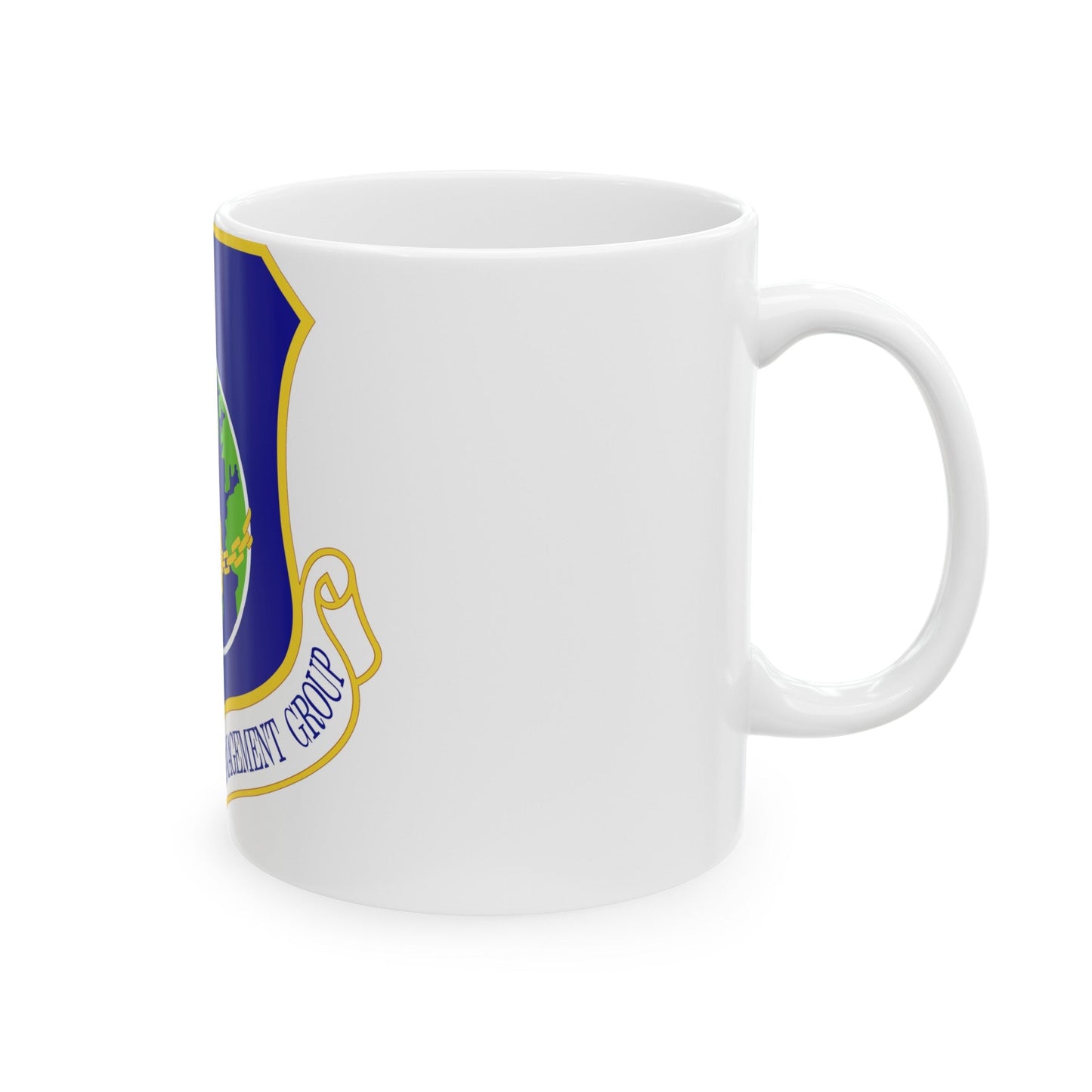 848 Supply Chain Management Group AFMC (U.S. Air Force) White Coffee Mug-The Sticker Space