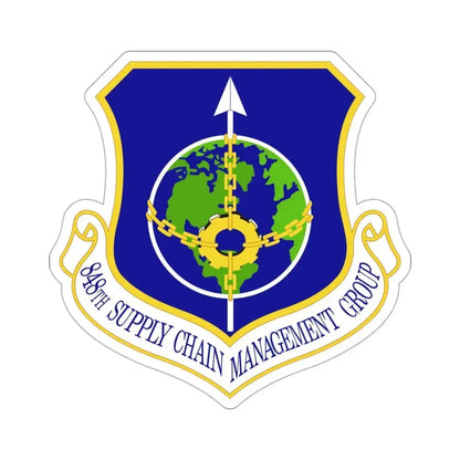848 Supply Chain Management Group AFMC (U.S. Air Force) STICKER Vinyl Die-Cut Decal 3 Inch - The Sticker Space