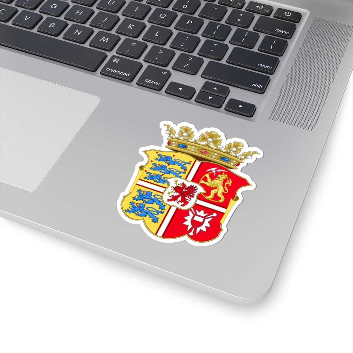 Armoiries de Sophie de Poméranie (Denmark) (Coat of Arms) STICKER Vinyl Kiss-Cut Decal