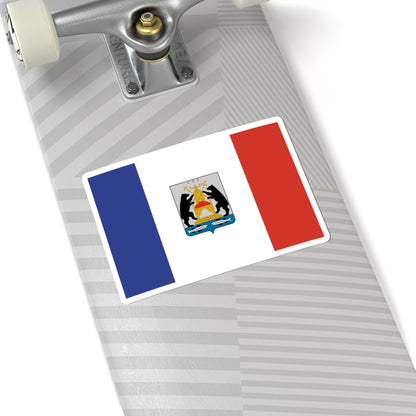 Flag of Novgorod Oblast (Russia) STICKER Vinyl Kiss-Cut Decal