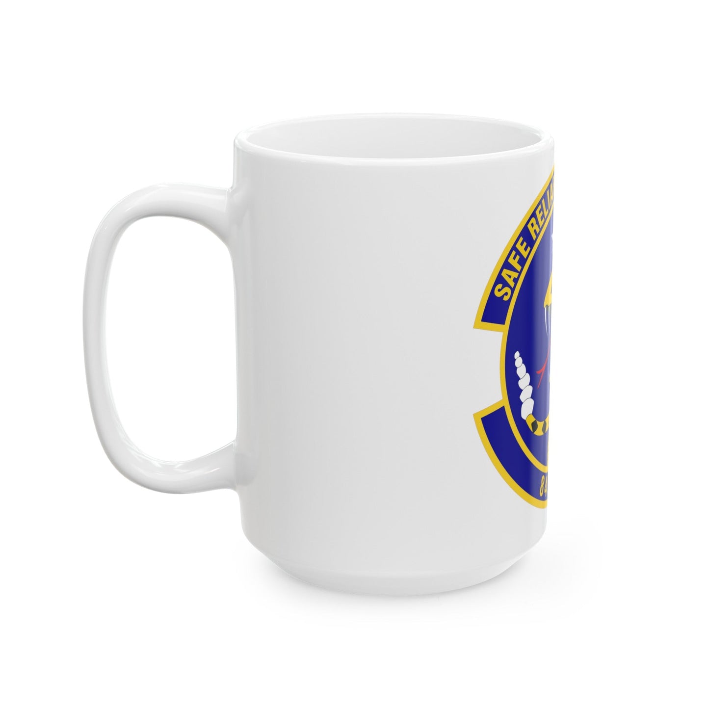 849 Aircraft Maintenance SquadronACC (U.S. Air Force) White Coffee Mug-The Sticker Space