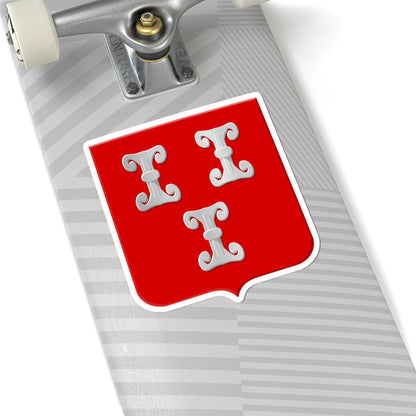 Abcoude Baambrugge wapen (Netherlands) (Coat of Arms) STICKER Vinyl Kiss-Cut Decal