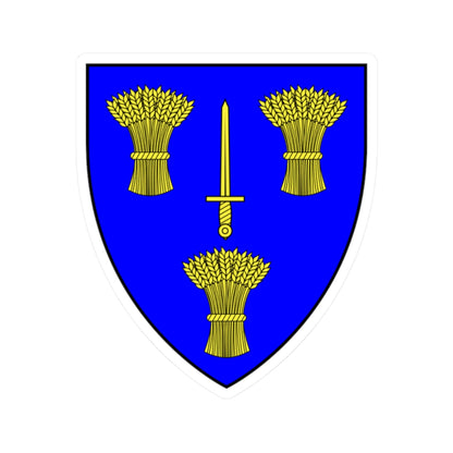 Badge of Cheshire (England) (Coat of Arms) STICKER Vinyl Kiss-Cut Decal