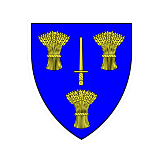 Badge of Cheshire (England) (Coat of Arms) STICKER Vinyl Kiss-Cut Decal