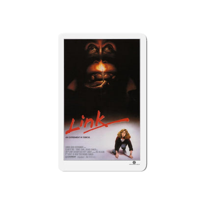 LINK 1986 Movie Poster - Refrigerator Magnet-5" x 5"-Die-Cut-1 pc-The Sticker Space