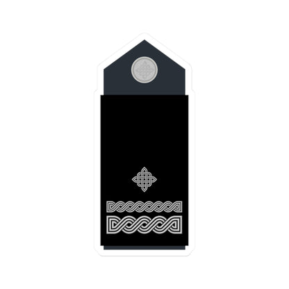 Naramenica službene odore bojnika HRZ i PZO (Croatia) (Military Rank) STICKER Vinyl Kiss-Cut Decal