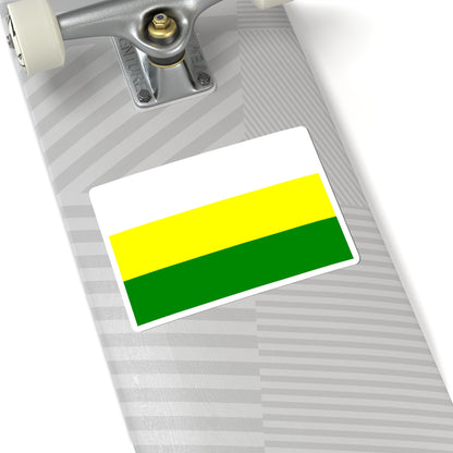 Flag of Yaroslavl Oblast 1998 (Russia) STICKER Vinyl Kiss-Cut Decal