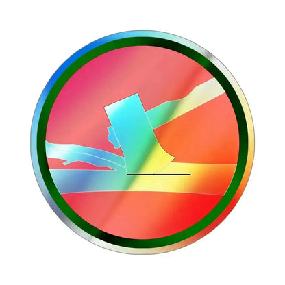 84th Infantry Division (U.S. Army) Holographic STICKER Die-Cut Vinyl Decal 5 Inch Holographic - The Sticker Space