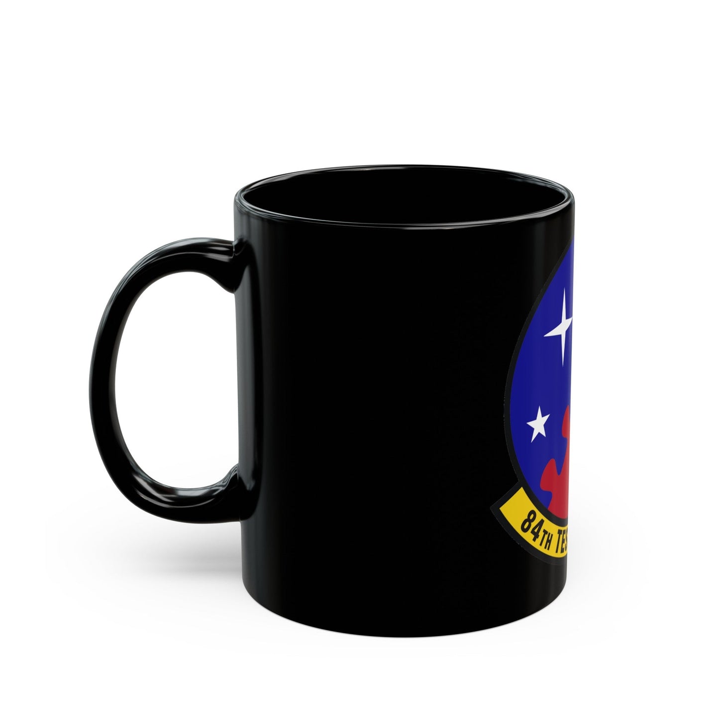 84th Test and Evaluation Squadron (U.S. Air Force) Black Coffee Mug-The Sticker Space