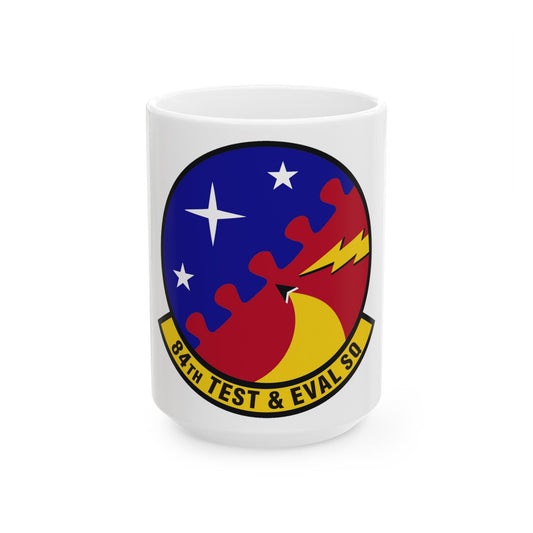 84th Test and Evaluation Squadron (U.S. Air Force) White Coffee Mug-15oz-The Sticker Space