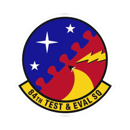 84th Test and Evaluation Squadron (U.S. Air Force) STICKER Vinyl Kiss-Cut Decal 2 Inch White - The Sticker Space