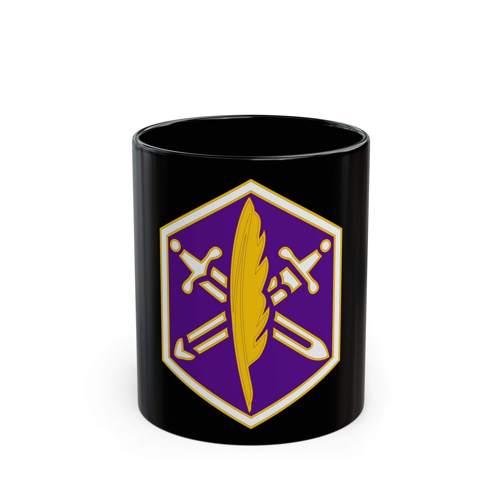 85 Civil Affairs Brigade 2 (U.S. Army) Black Coffee Mug-11oz-The Sticker Space