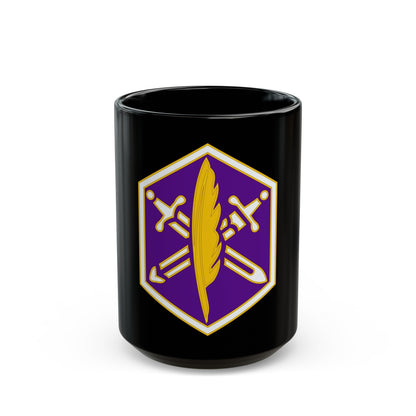 85 Civil Affairs Brigade 2 (U.S. Army) Black Coffee Mug-15oz-The Sticker Space