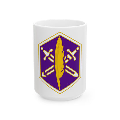 85 Civil Affairs Brigade 2 (U.S. Army) White Coffee Mug-15oz-The Sticker Space