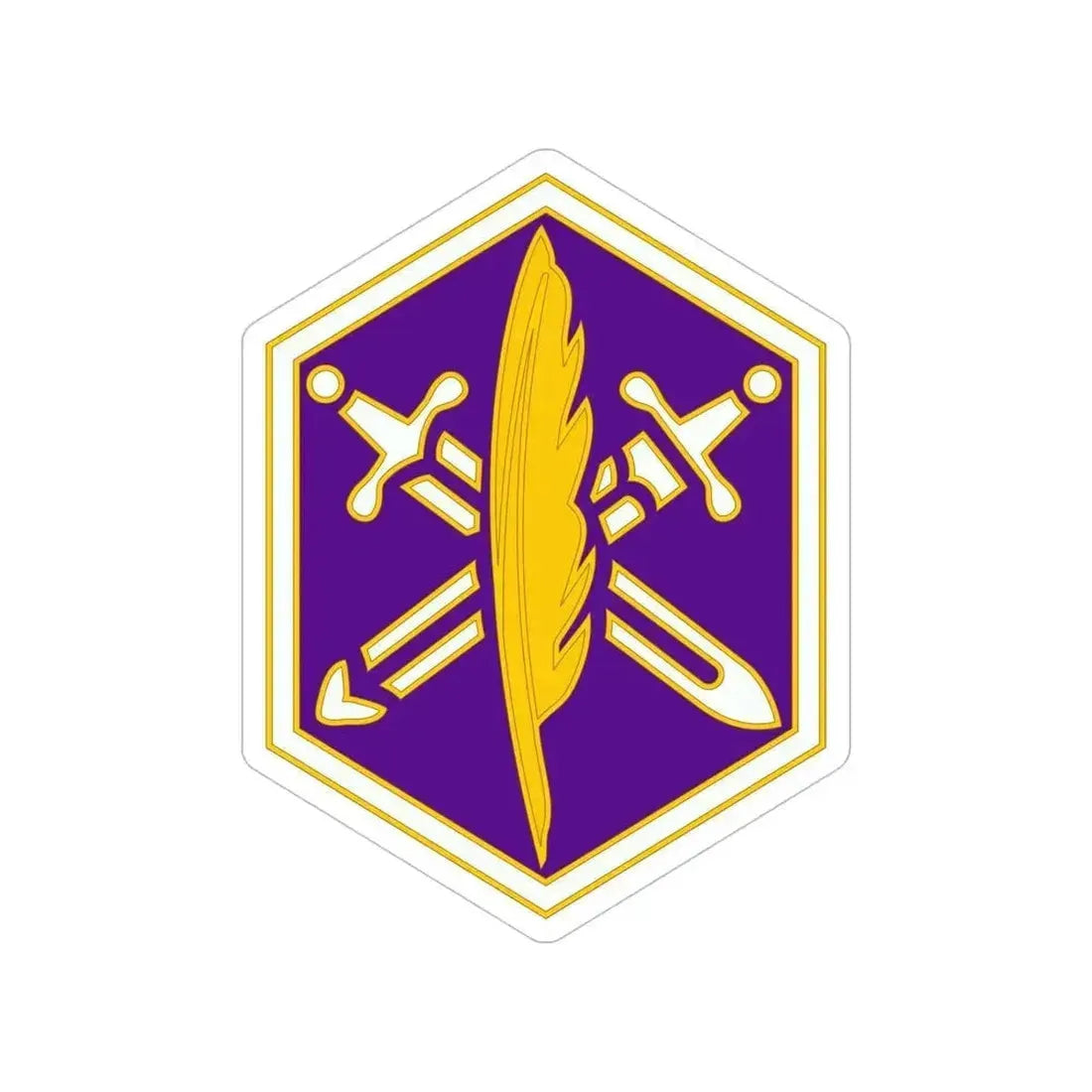 85 Civil Affairs Brigade 2 (U.S. Army) Transparent STICKER Die-Cut Vinyl Decal 5 Inch - The Sticker Space