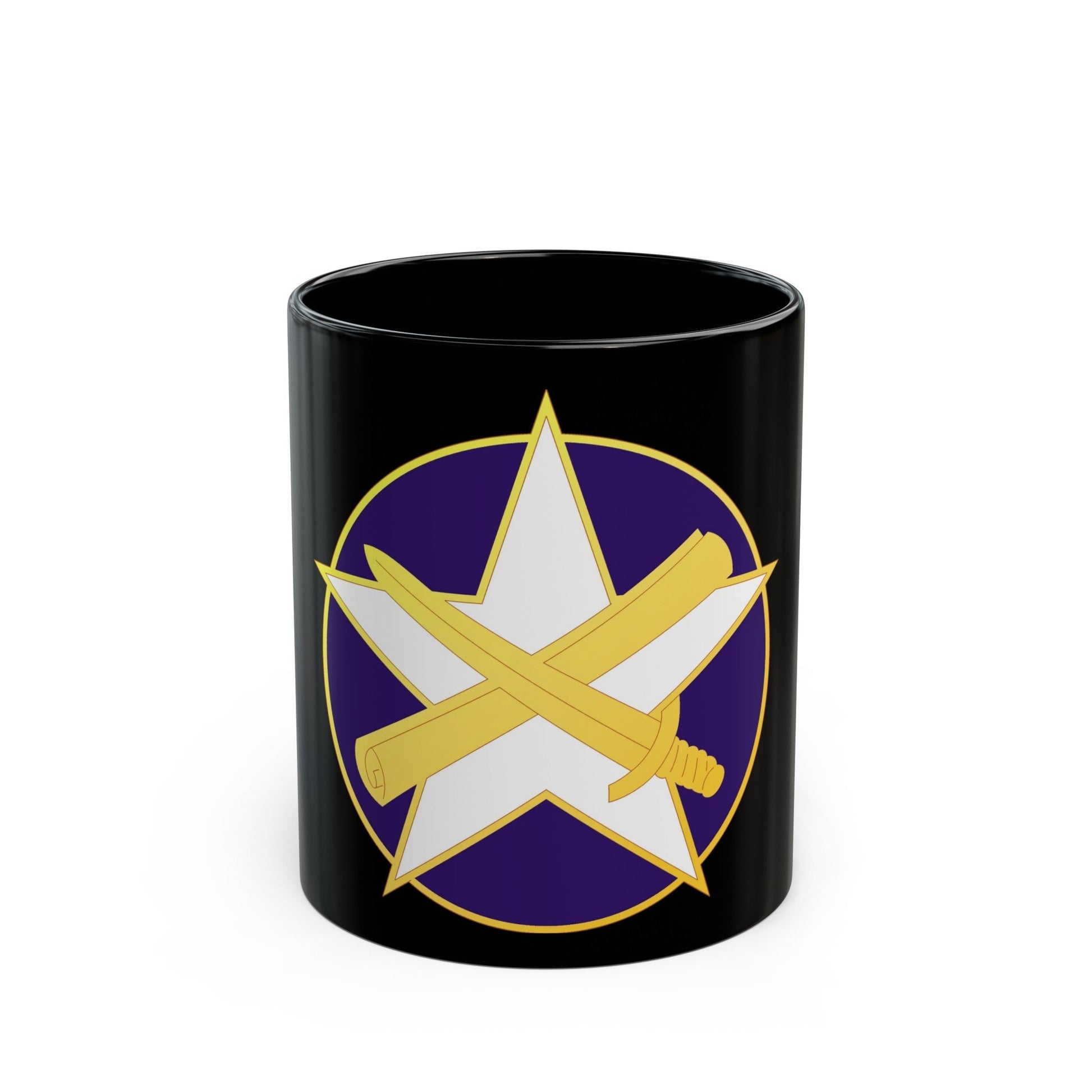 85 Civil Affairs Brigade (U.S. Army) Black Coffee Mug-11oz-The Sticker Space