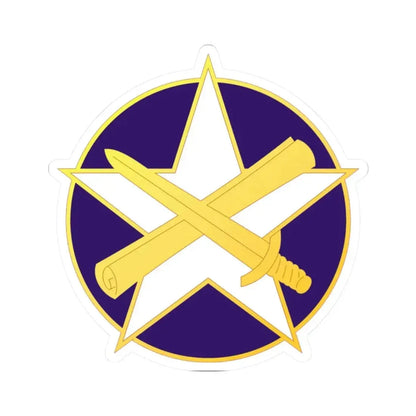 85 Civil Affairs Brigade (U.S. Army) STICKER Vinyl Kiss-Cut Decal 2 Inch White - The Sticker Space