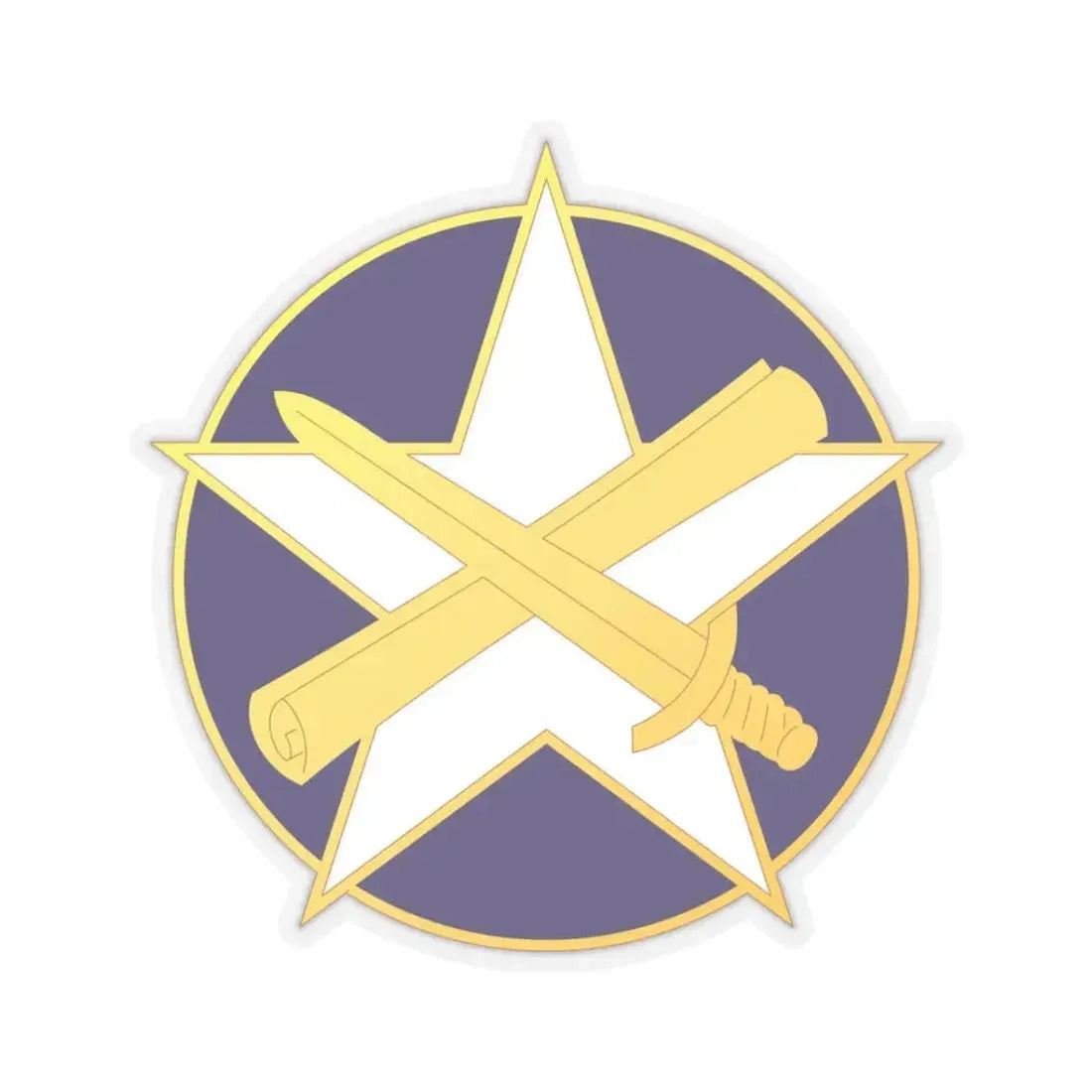 85 Civil Affairs Brigade (U.S. Army) STICKER Vinyl Kiss-Cut Decal 3 Inch Transparent - The Sticker Space