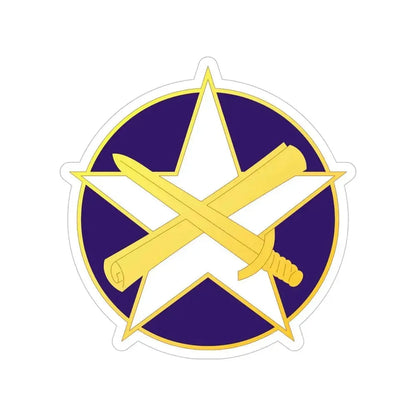 85 Civil Affairs Brigade (U.S. Army) Transparent STICKER Die-Cut Vinyl Decal 6 Inch - The Sticker Space