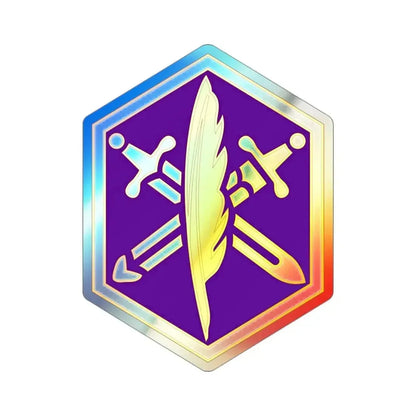 85 Civil Affairs Brigade v2 (U.S. Army) Holographic STICKER Die-Cut Vinyl Decal - The Sticker Space