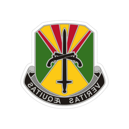 850 Military Police Battalion (U.S. Army) REVERSE PRINT Transparent STICKER-5 Inch-The Sticker Space