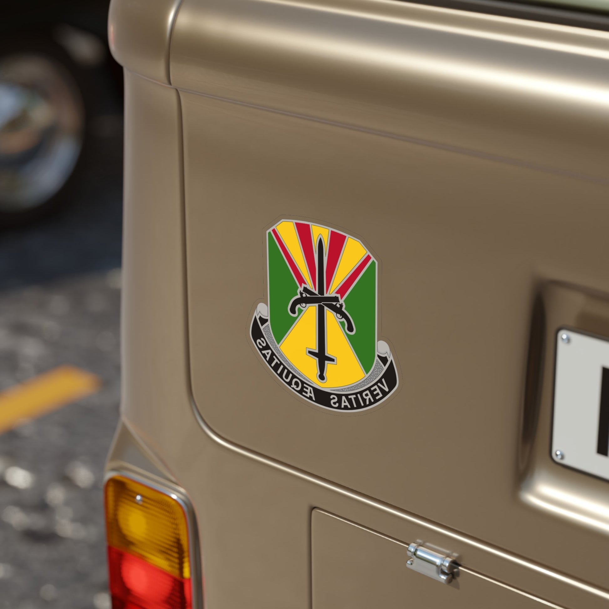 850 Military Police Battalion (U.S. Army) REVERSE PRINT Transparent STICKER-The Sticker Space