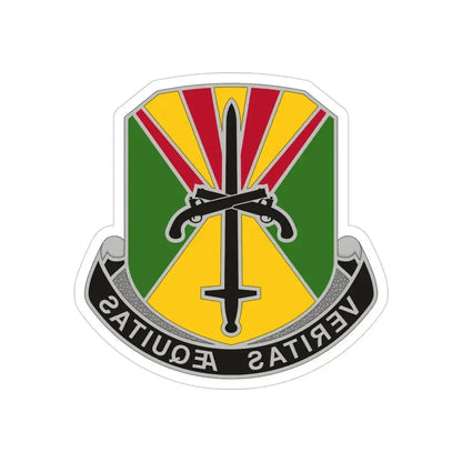 850 Military Police Battalion (U.S. Army) REVERSE PRINT Transparent Die-Cut STICKER - The Sticker Space
