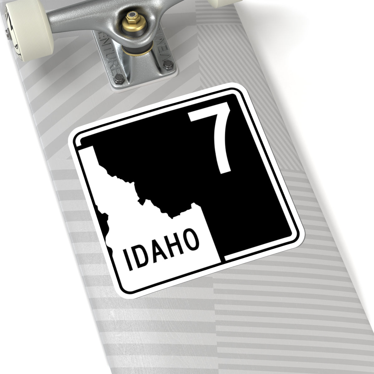 ID-7 (Idaho) (Road Sign) STICKER Vinyl Kiss-Cut Decal