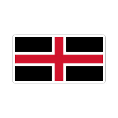 Flag of Durham (England) STICKER Vinyl Kiss-Cut Decal