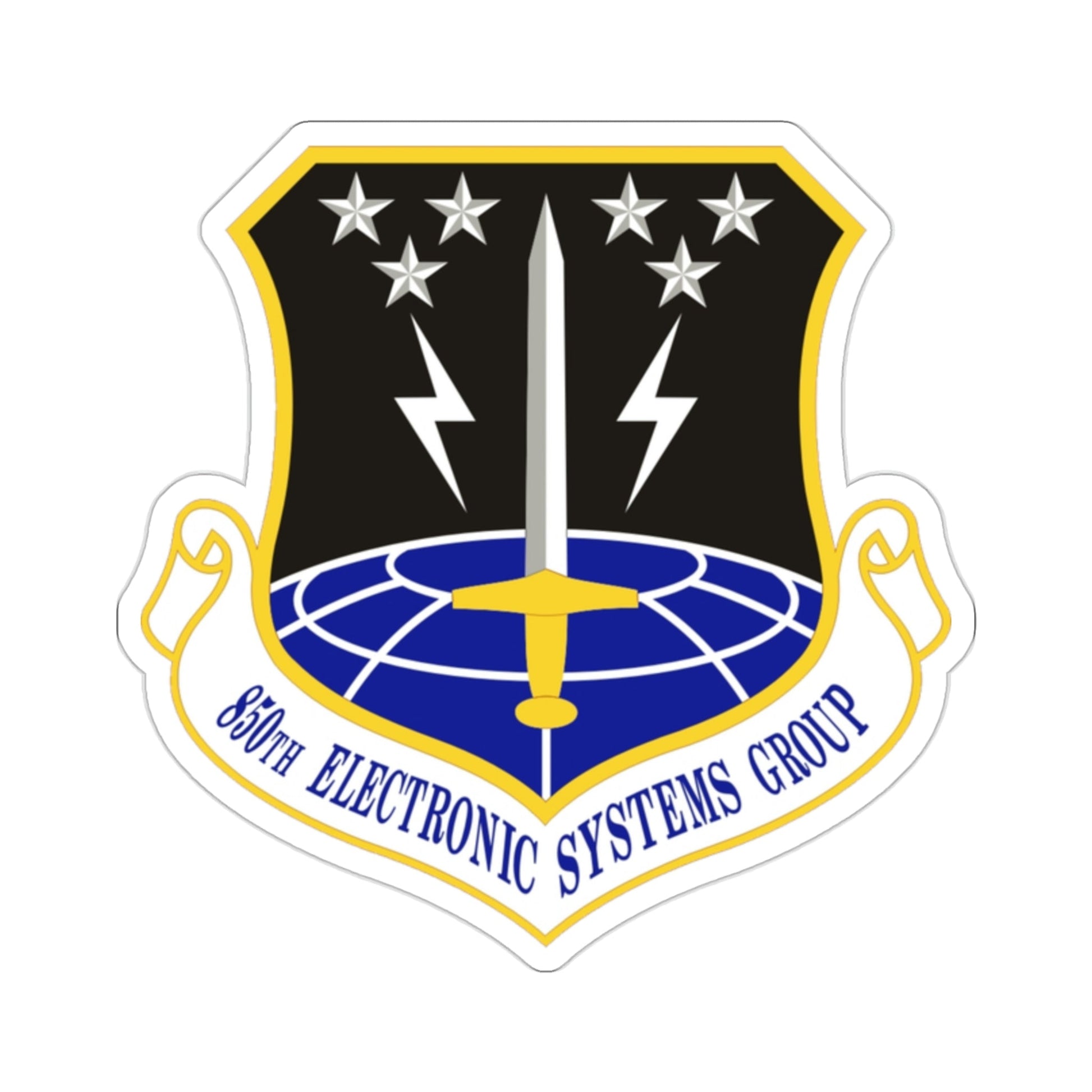 850th Electronic Systems Group (U.S. Air Force) STICKER Vinyl Die-Cut Decal-2 Inch-The Sticker Space