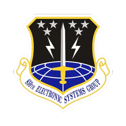 850th Electronic Systems Group (U.S. Air Force) STICKER Vinyl Kiss-Cut Decal 2 Inch White - The Sticker Space
