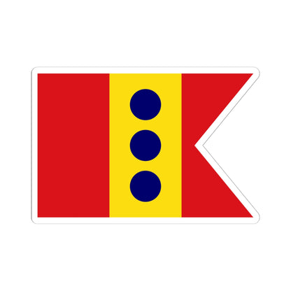 Flag of Lieutenant General Spain 1923-1931 1938-1977 (Spain) STICKER Vinyl Kiss-Cut Decal