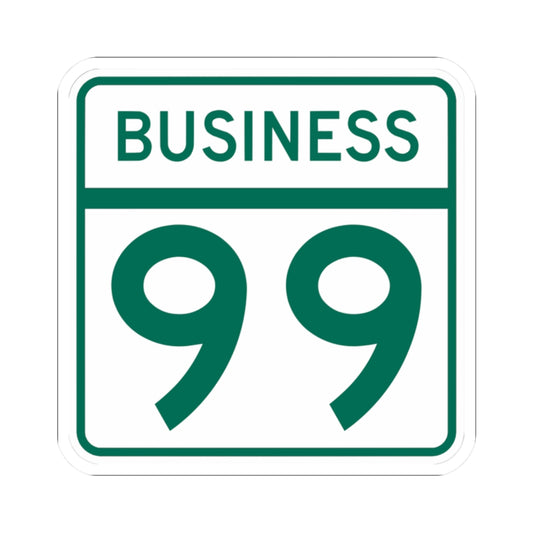 MD Route 99 Business (Maryland) (Road Sign) STICKER Vinyl Kiss-Cut Decal