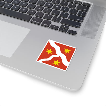 CHE Seebach ZH Flag (Switzerland) STICKER Vinyl Kiss-Cut Decal
