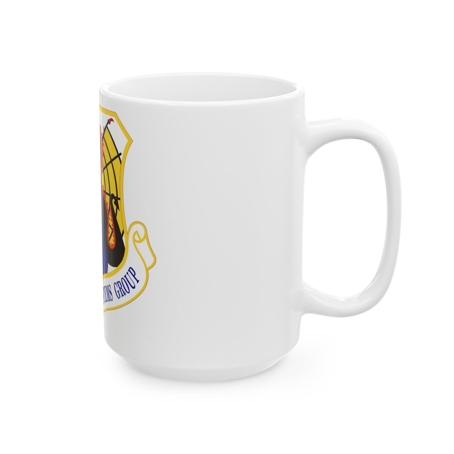 851st Electronic Systems Group (U.S. Air Force) White Coffee Mug-The Sticker Space