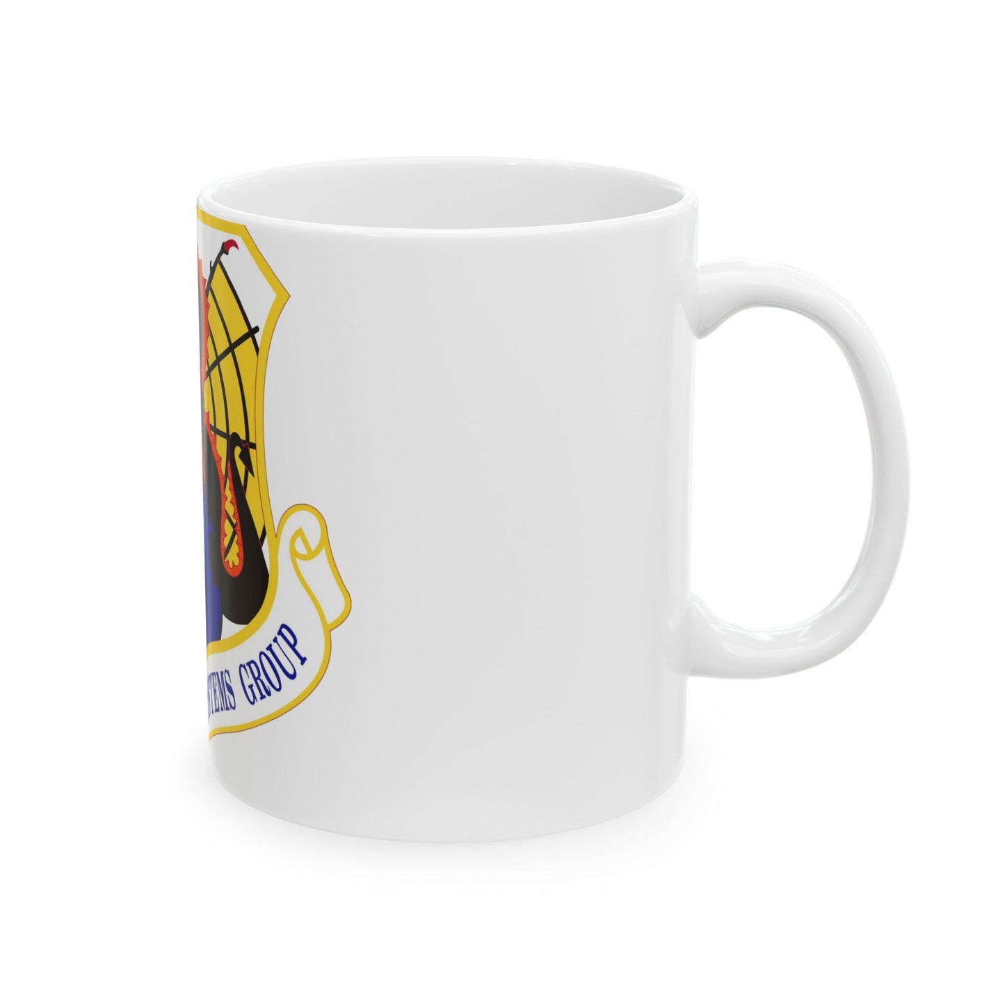 851st Electronic Systems Group (U.S. Air Force) White Coffee Mug-The Sticker Space