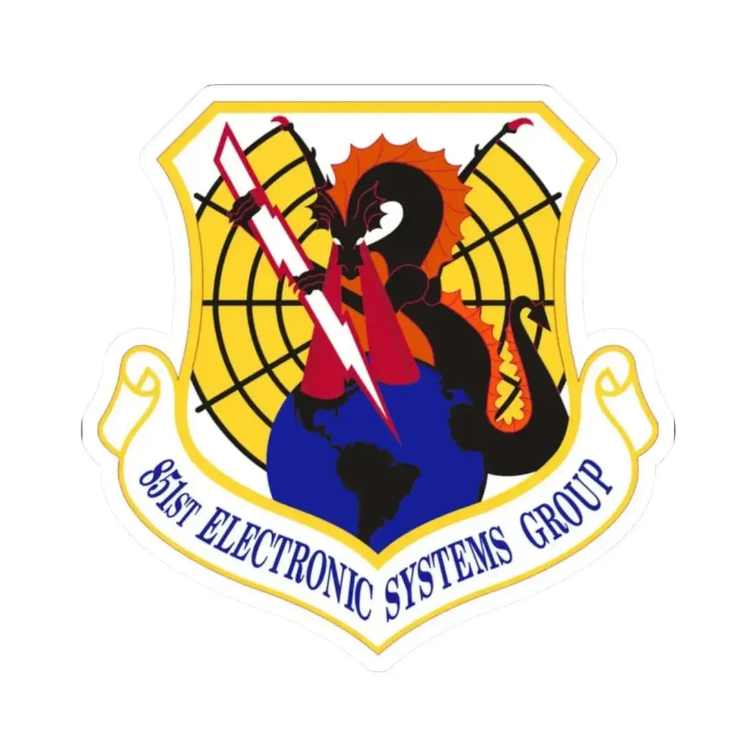 851st Electronic Systems Group (U.S. Air Force) STICKER Vinyl Kiss-Cut Decal - The Sticker Space