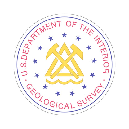 Seal of the United States Geological Survey - STICKER Vinyl Kiss-Cut Decal