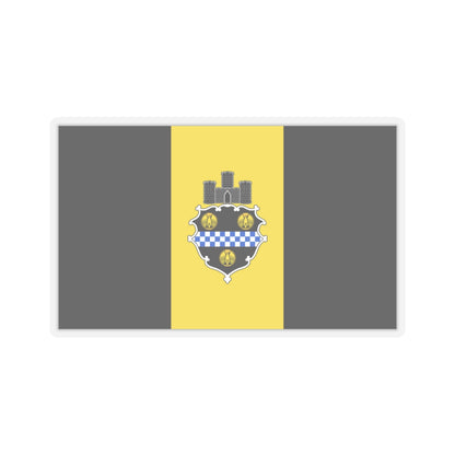 Flag of Pittsburgh, Pennsylvania - STICKER Vinyl Kiss-Cut Decal