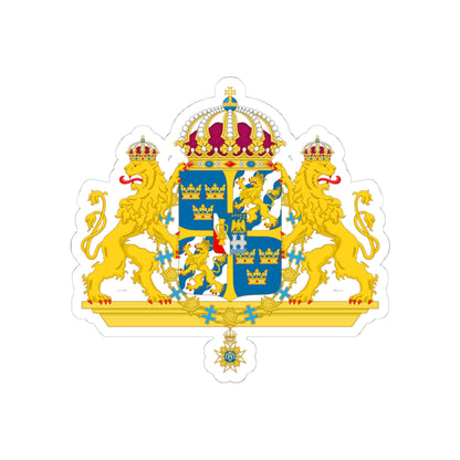 Great coat of arms of Sweden 2 - STICKER Vinyl Kiss-Cut Decal