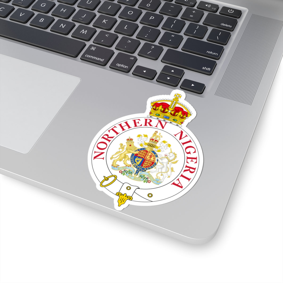 Badge of the Northern Nigeria Protectorate (Niger) (Coat of Arms) STICKER Vinyl Kiss-Cut Decal