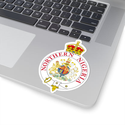 Badge of the Northern Nigeria Protectorate (Niger) (Coat of Arms) STICKER Vinyl Kiss-Cut Decal