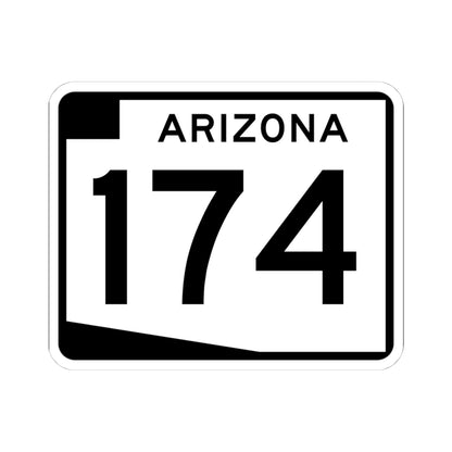 Arizona 174 (Arizona) (Road Sign) STICKER Vinyl Kiss-Cut Decal